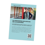 Wahlflyer für Andrea Larry zur Schulpräsidentin in Mönchaltorf